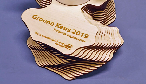 Uitreiking trofee Groene Keus