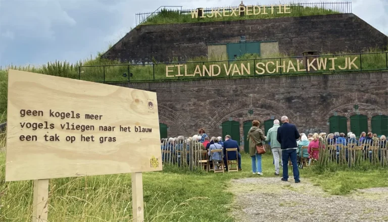 Signing voor Wijkexpeditie Eiland van Schalkwijk