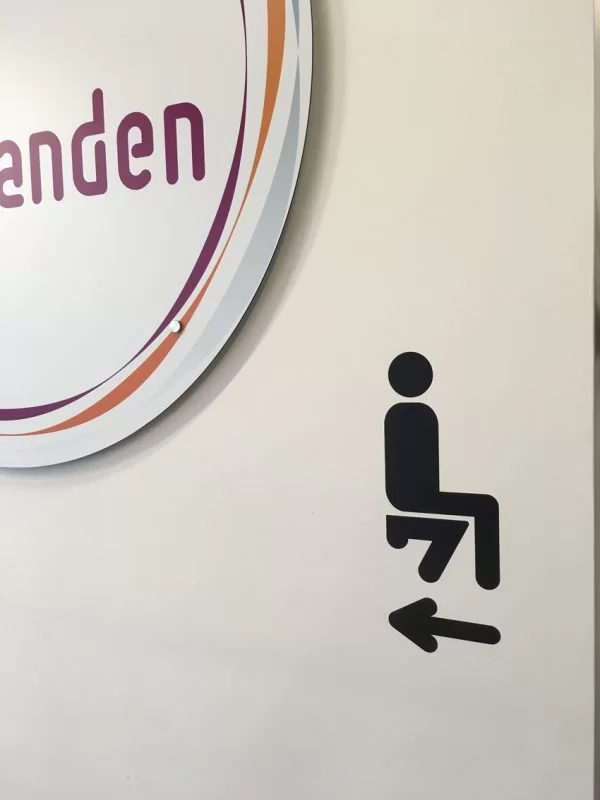 signing genderneutrale wc