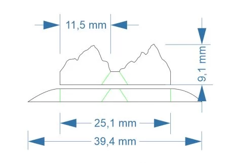 tekening voor de stickers